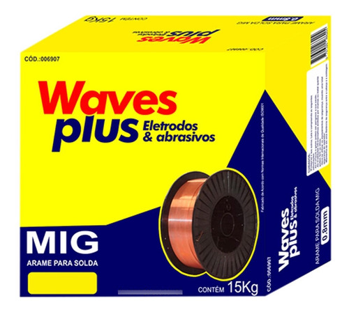 Arame De Solda Mig 1,20mm Waves - Kit C/15 Kg