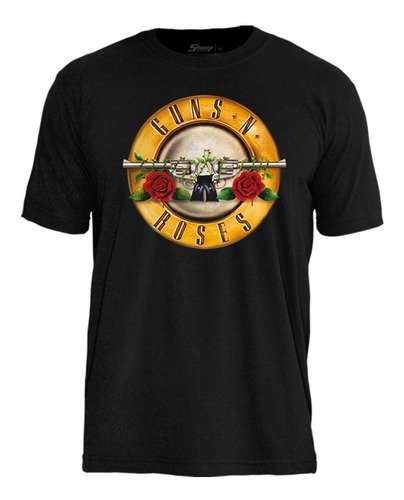 Camiseta Guns N Roses Bullet Logo