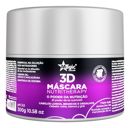 Máscara 3d Nutritherapy 300gr