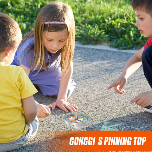 Juego Giratorio Juego Tradicional Coreano Spinner Impreso En