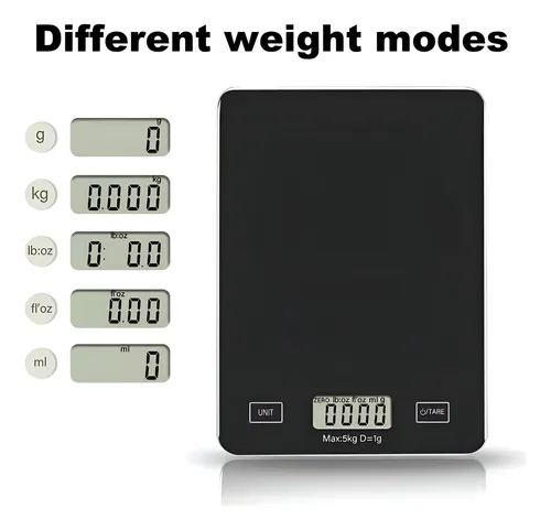 Gramera Digital Pesa Gramera Cocina Pesa Alimentos 5kg/0.01g