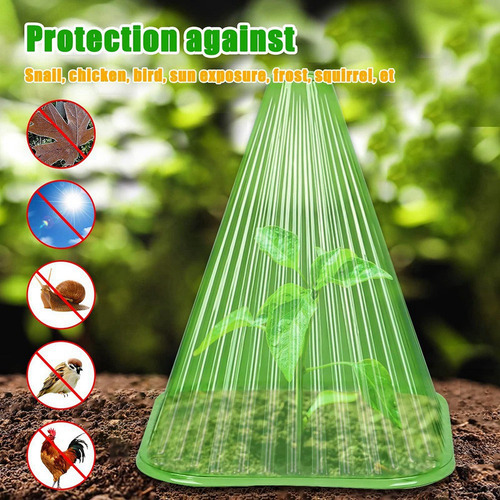 30 Campanas De Jardín Para Plantas, Funda Reutilizable Para
