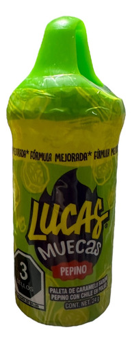 Dulce Mexicano Lucas Muecas Pepino 24gr