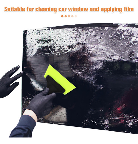 Espátula De Goma Pequeña Para Ventanas Y Parabrisas De Coche