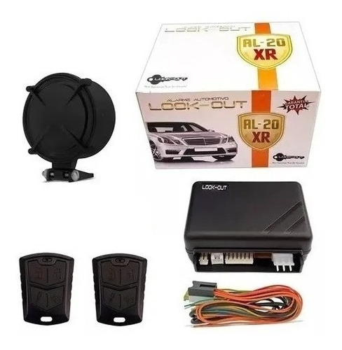 Imagem 2 de 3 de Alarme Automotivo Look Out Trava Eletrica Tragial 4 Portas