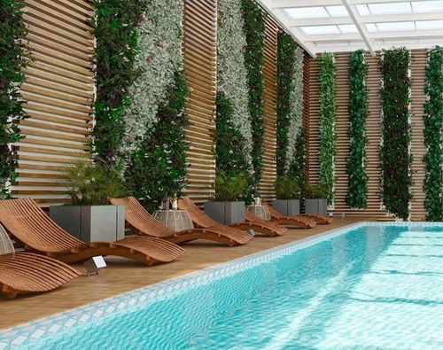 Condominio Con Gran Terraza De 93 M2 Techo Alto, Con Amenida