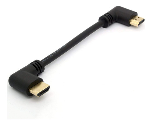 Cable De Extensión Hdmi 2.0 De 90 Grados Ángulo Macho Hdmi A