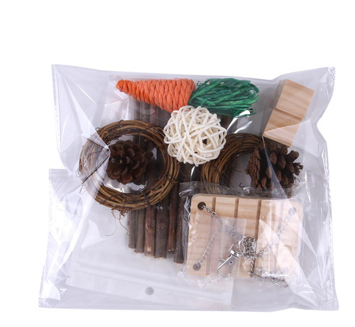 Juguetes De Hámster De Madera Masticables De Madera Para Hám