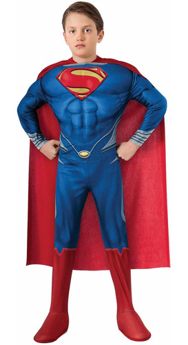 Disfraz Para Niño De Superman Talla Large(10-12)- Halloween