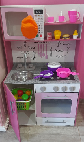 Cocinita Infantil De Madera, Cocinita Para Jugar