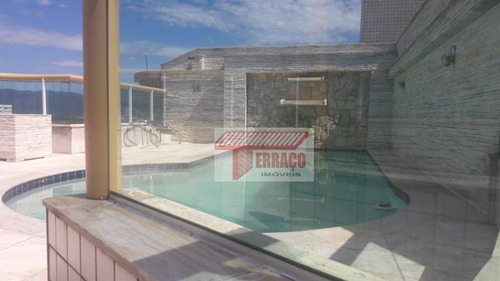 Imagem 4 de 30 de Cobertura Com 4 Dormitórios À Venda, 724 M² Por R$ 5.300.000,00 - Aviação - Praia Grande/sp - Co0717