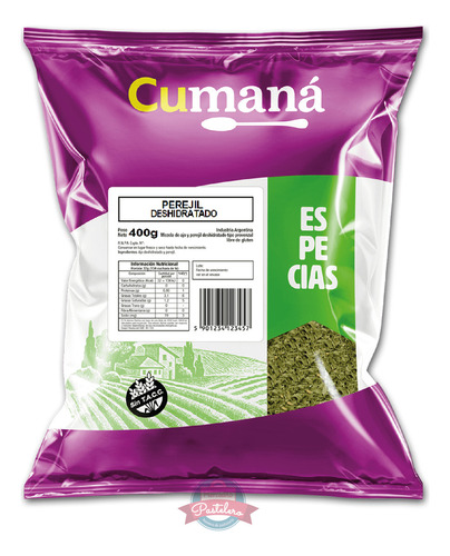 Perejil Deshidratado Cumana X 400 Gr