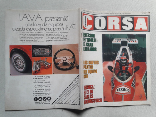 Revista Corsa N° 437 - Octubre 1974 - Poster Ford Taunus