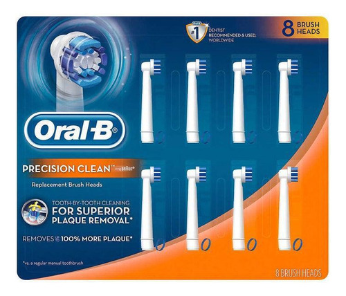 Refil Oral B Precision Clean 8 Unidades