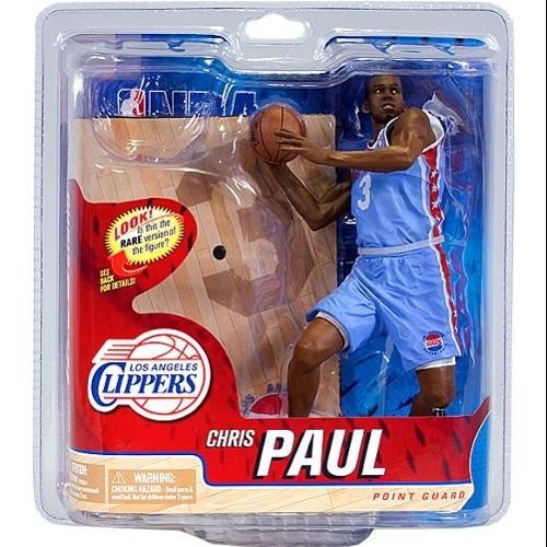 Chris Paul Figura De Acción De Polvo Azul Jersey De Los