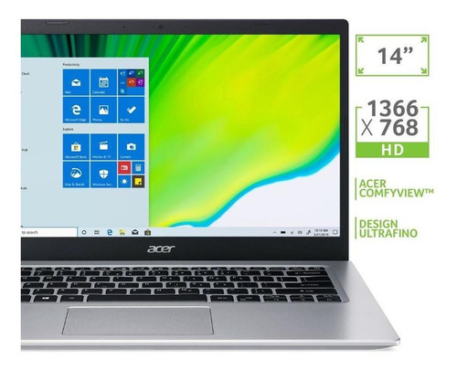 Notebook Acer Aspire 5 A514-53-339s Ci3 8gb 512gb Win 10