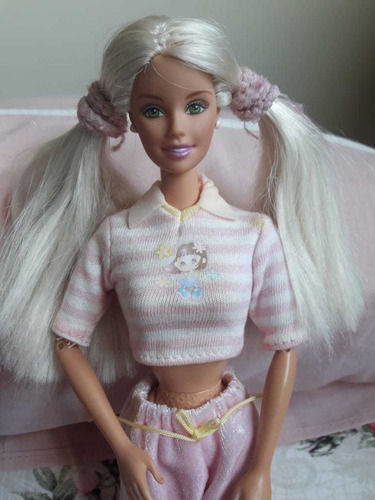 *boneca Barbie Babá Bedtime Baby Krissy Mattel Antiga* (Usado)