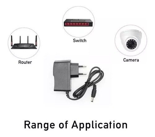 Fuente De Poder Para Camara 12v 1a