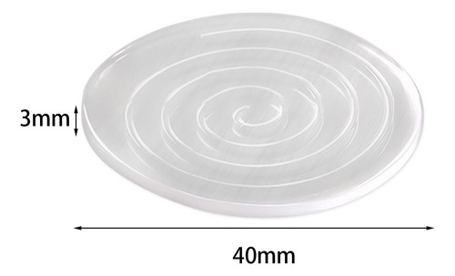 4 Uds. Almohadillas De Silicona Para Diámetro Redondo 4 Cm