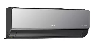Ar condicionado LG Dual Inverter Voice Art Cool split frio/quente 12000 BTU cinza-escuro 220V S4-W12JARXB