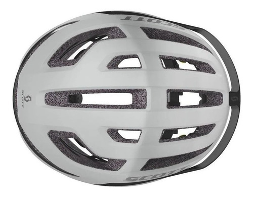 Imagem 2 de 4 de Capacete Ciclismo Scott Arx Prata E Preto Mtb Modelo 2022