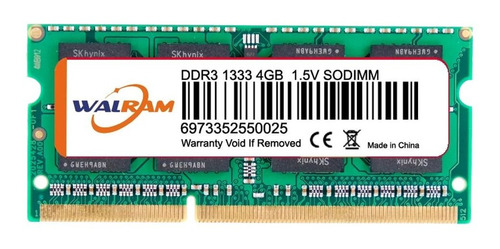 Memoria Ram 4gb So Dimm Ddr3 1333mhz 204pin 1.5v Cl11