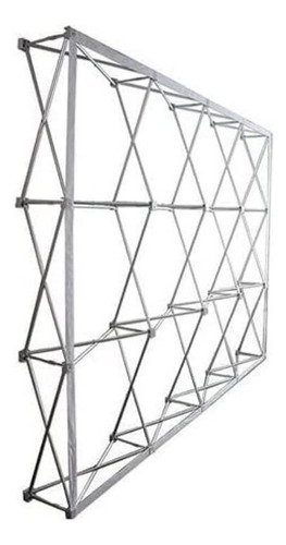 Smp - Pared Gráfica Pop Reforzada Expandible De Aluminio De 2.30 X 2.30 (m) - Fácil Transportación Y Armado, Incluye Bolsa - Display Banner Exhibe Y Comunica De Forma Eficiente