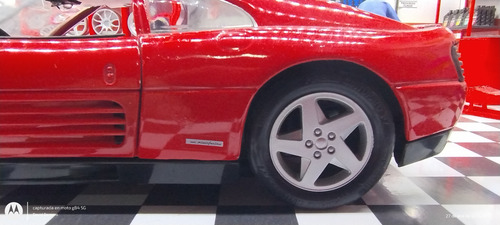 Ferrari 348 Ts Burago Escala 1 18, Rojo (Usado)