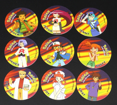 Imagen 9 de 9 de Pokemón 160 Tazos 1er Edición Alternativos En Inglés