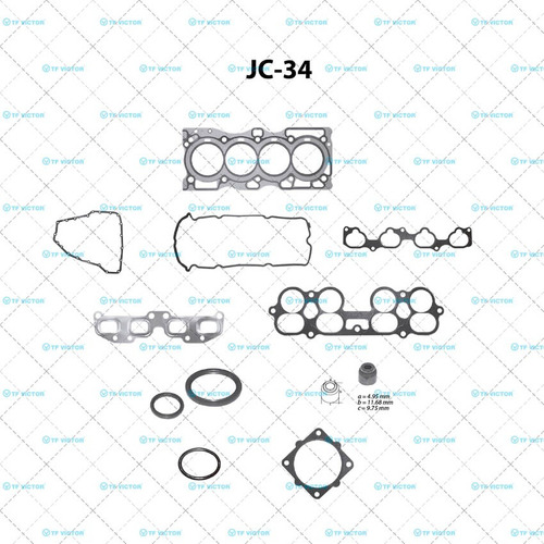 Juntas Motor Completa Nissan X-trail 2002-2007 2.5l Tfvictor