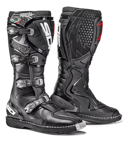 Botas Moto Agueda Negro Negro Sidi Original