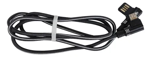 Cable Cargador Datos V8 Micro Usb En L 1m Carga Rapida 3a