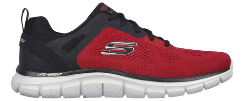 Zapatillas Skechers Hombre Track 232698-rdbk Rojo