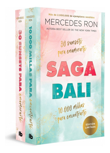 Pack Biología Bali (contiene: 30 Sunsets Para Enamorarte | 10.000 Millas Para E, De Ron, Mercedes. Editorial B De Bolsillo En Español