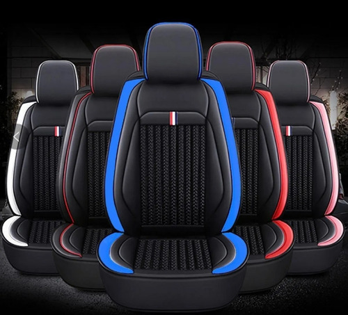 Kit Funda Cubre Asiento Cuero Auto Premium Luxury 