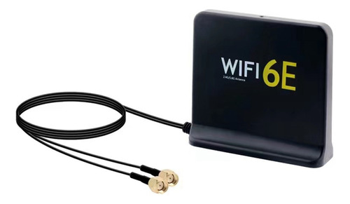 Antena Portátil Wifi 6e De 2,4 G/5 G/6 G Con Cable Inalámbri