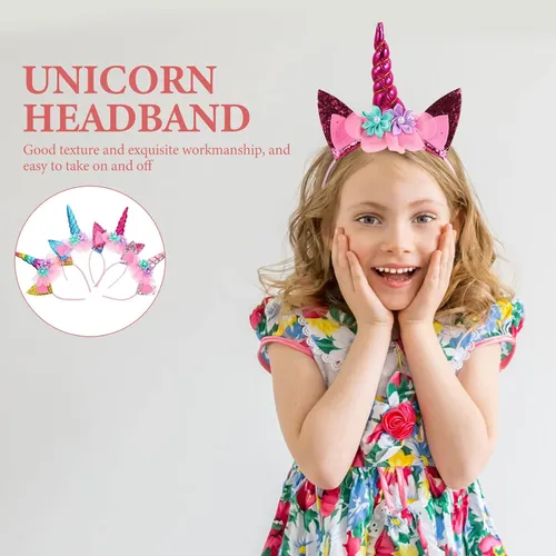 4pcs Unicornio Diadema Mujer De Fiesta Headwear Chica A...