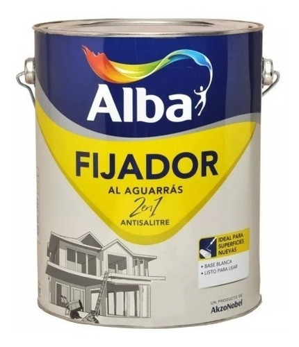 Imagen 1 de 5 de Fijador Y Anti Salitre 2en1 Alba 1lt