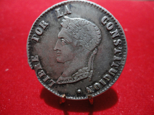 Moneda Bolivia 4 S - 1856 