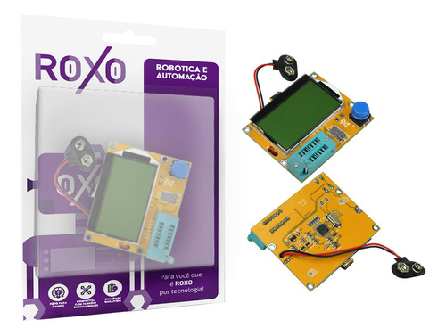 Módulo Testador De Componentes Medidor Esr Lcr-t4 - Roxo