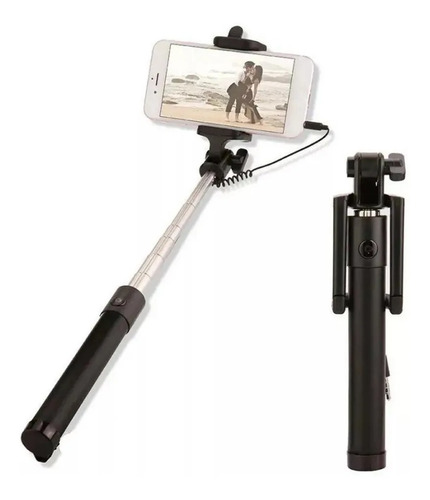 Palo De Selfie Con Cable Universal Plug 3.5 Monopié De Mano