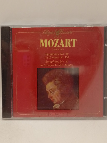 Mozart Sinfónia 40 Y 41 Cd Nue