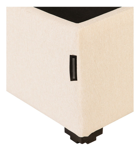 Base Cama King Size Dicasa Base Beige Colt