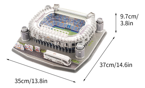 Puzzle 3d 3d Para Sedes De Clubes De Fútbol, Modelo Diy, Jug