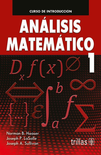 Libro Analisis Matematico 1: Curso De Introduccion