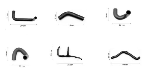 Kit Mangueras Renault Clio 1.9 F8q .../99 Con Aire Acond