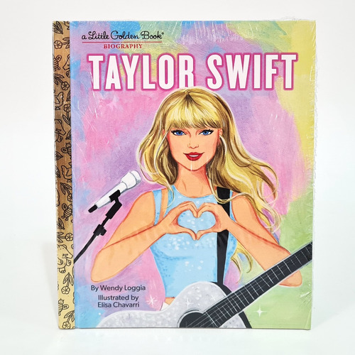 Livro Taylor Swift A Little Golden Book Biography - Wendy Loggia - Editora Golden Books - Importado Lacrado Tk0b 