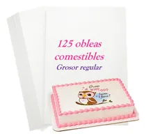 Comprar Hojas 125 Pzas Obleas De Arroz Almidón De Papa Comestibles