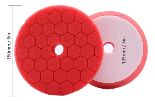 Kit Pads Pulido.pzs 6 Esponjas Auto, Encerado, Pulido Y