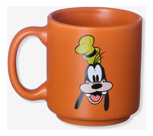 Mini Caneca De Cerâmica 100ml Pateta Disney Zona Criativa Cor Laranja